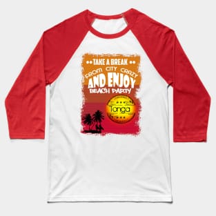 Tonga Beach Baseball T-Shirt